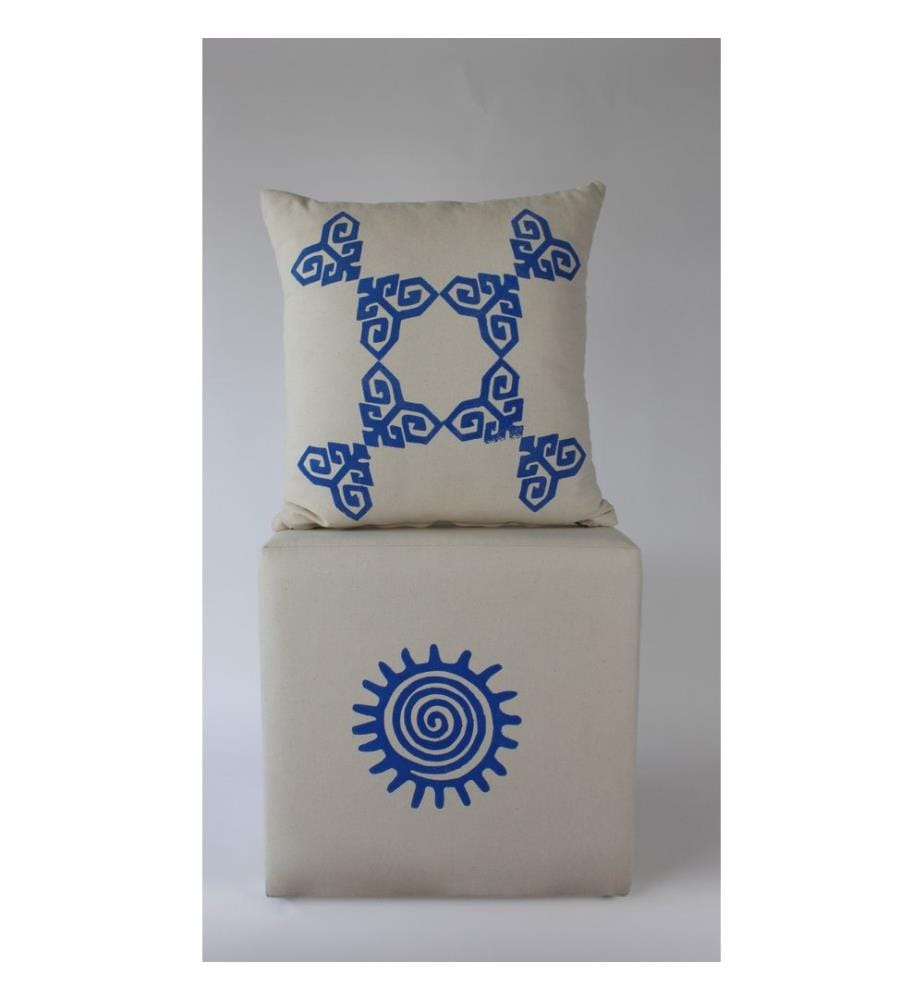 Housse de coussin, crème, 100 % LIN
