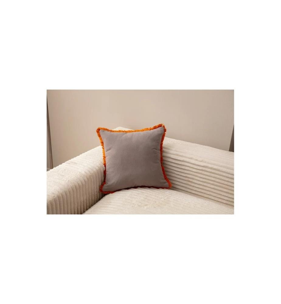 Kissenbezug, grau, Material: 100 % POLYESTER