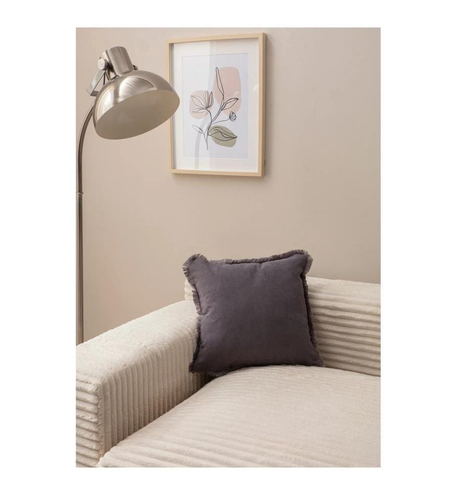 Kissenbezug, grau, Material: 100 % POLYESTER
