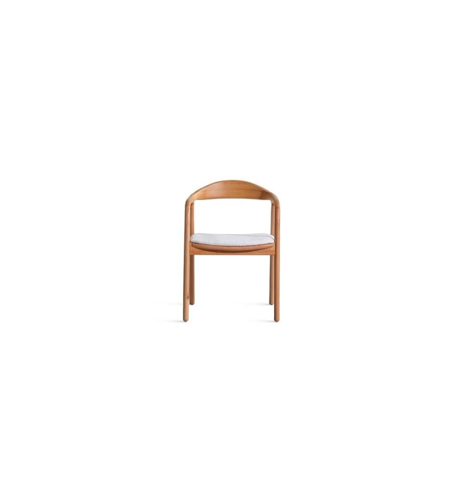 Stuhl, natur, 100 % BUCHENHOLZ, Teddy-Stoff