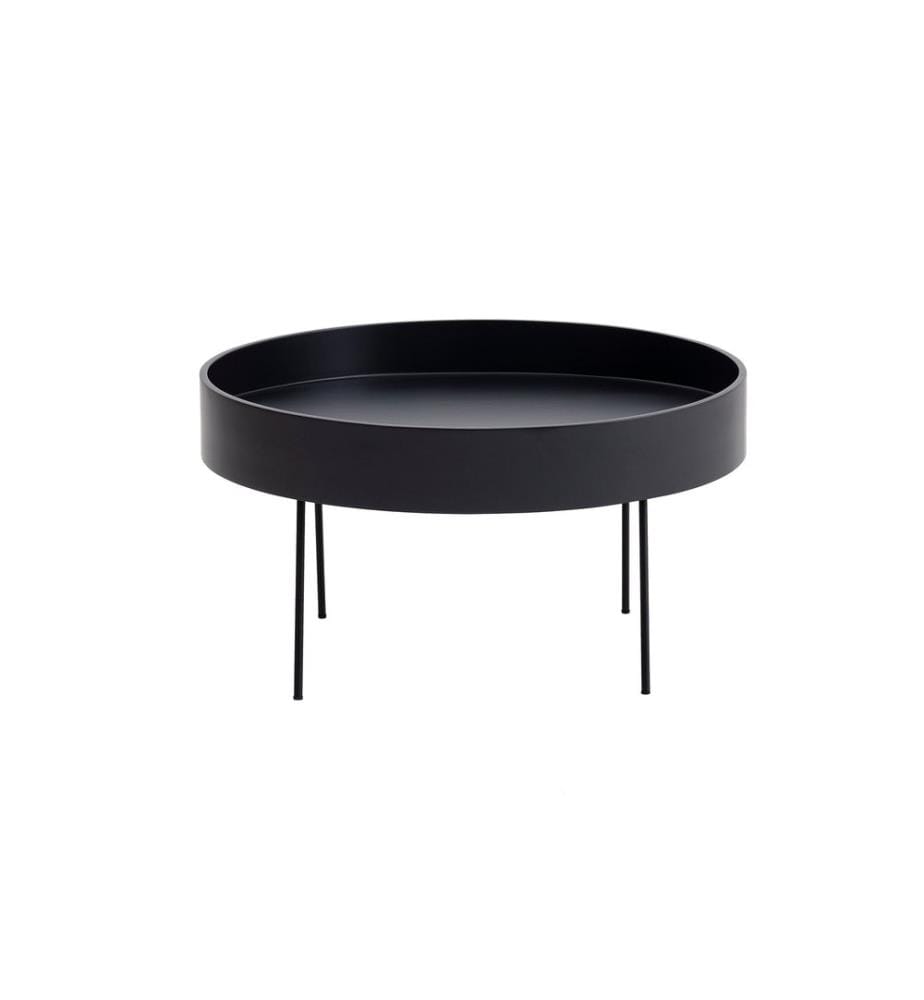 Couchtisch, anthrazit, 100 % MDF, Metallbeine