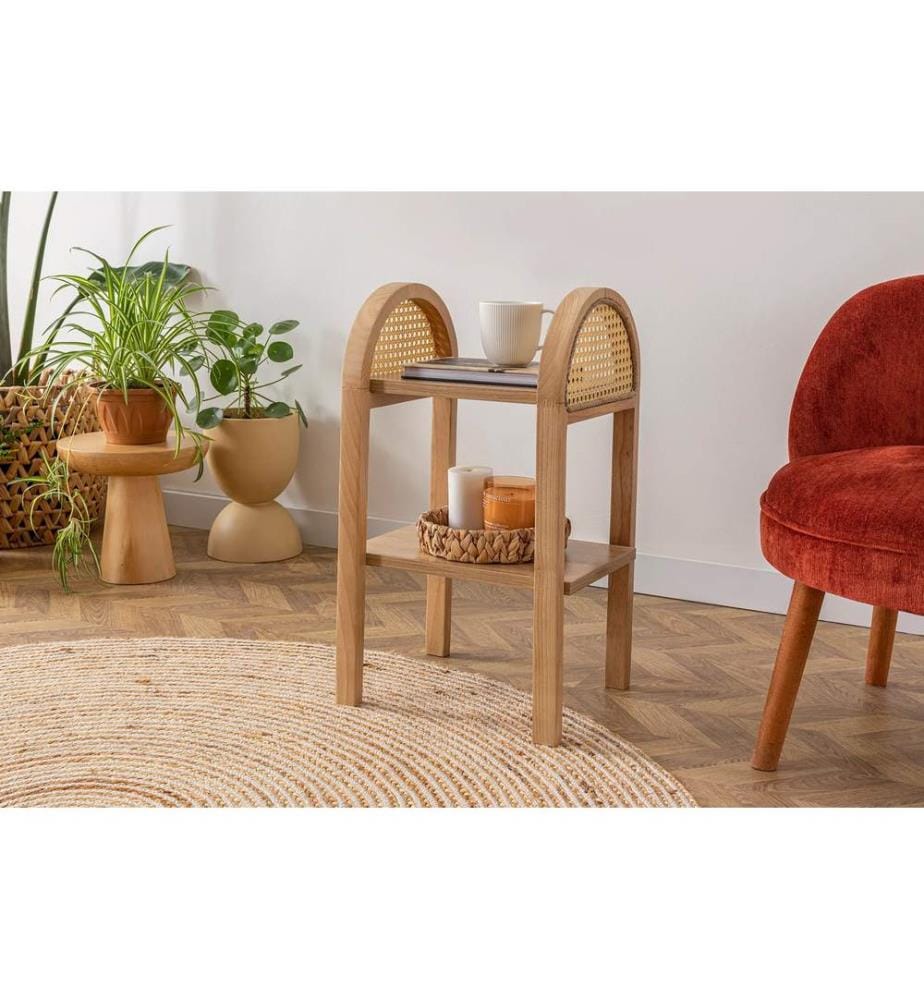 Table d'appoint, naturel, 100 % CORPS EN BOIS DE FRÊNE