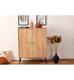 Buffet, chêne, 100 % PANNEAU DE PARTICULES MÉLAMINÉ
