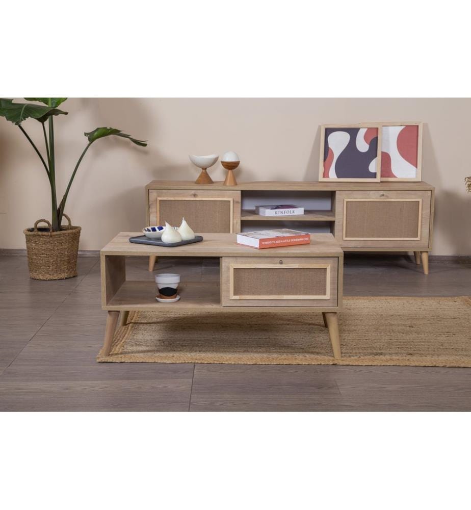 Couchtisch, Eiche, 100 % MELAMINBESCHICHTETE SPANPLATTE