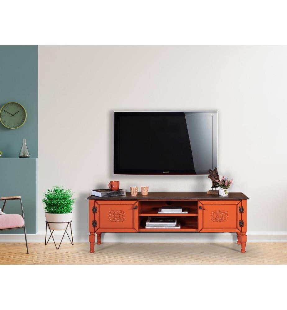 Mobile TV, Arancione, MDF