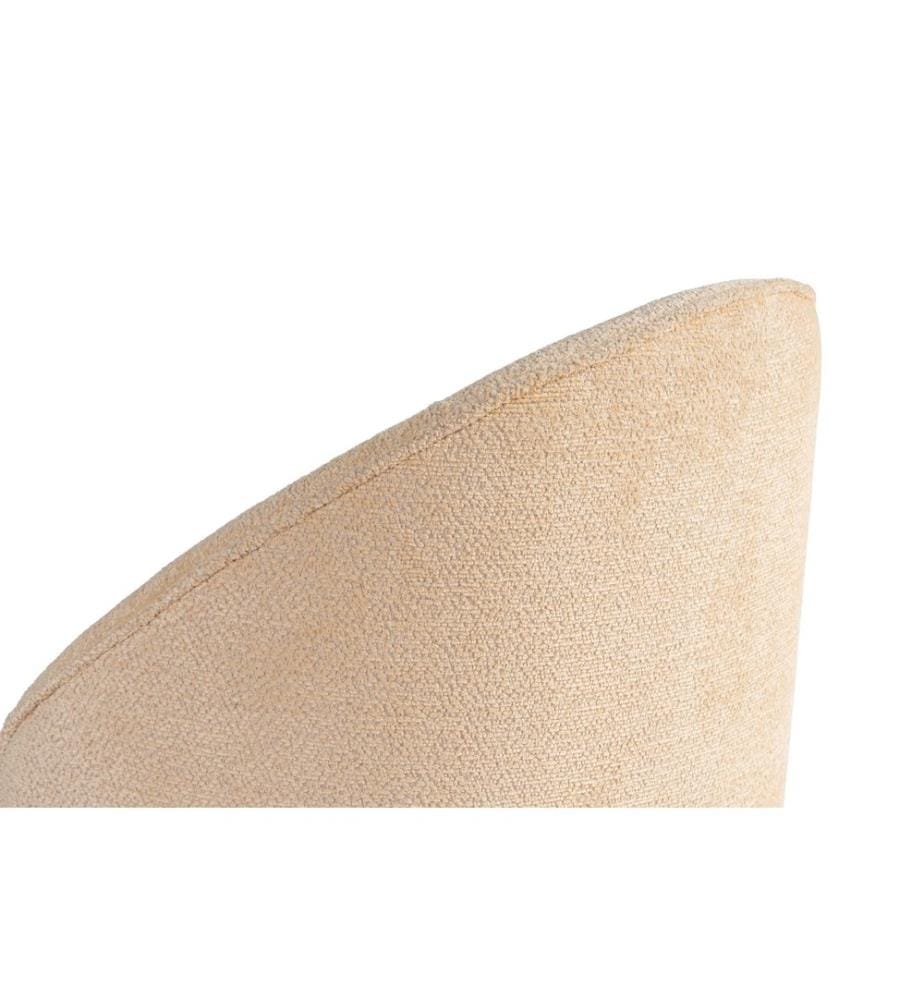 Stuhlset, 2 Stück, beige, dunkle Eiche, Gestell: 100 % BUCHENHOLZ, Stoff: 100 % BAUMWOLLE, Holzbeine