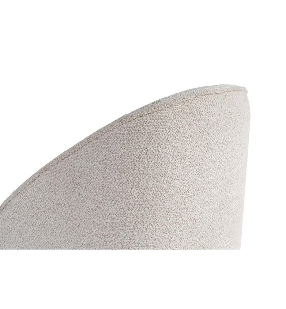 Ensemble de chaises, 2 pièces, blanc, chêne clair, structure : 100 % HÊTRE, tissu : 100 % COTON, pieds en bois