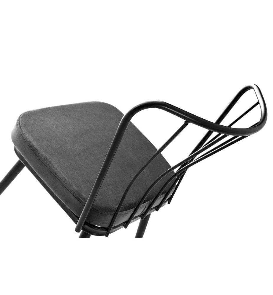 Noir, Chaise De Bureau, 82X43X42 cm,