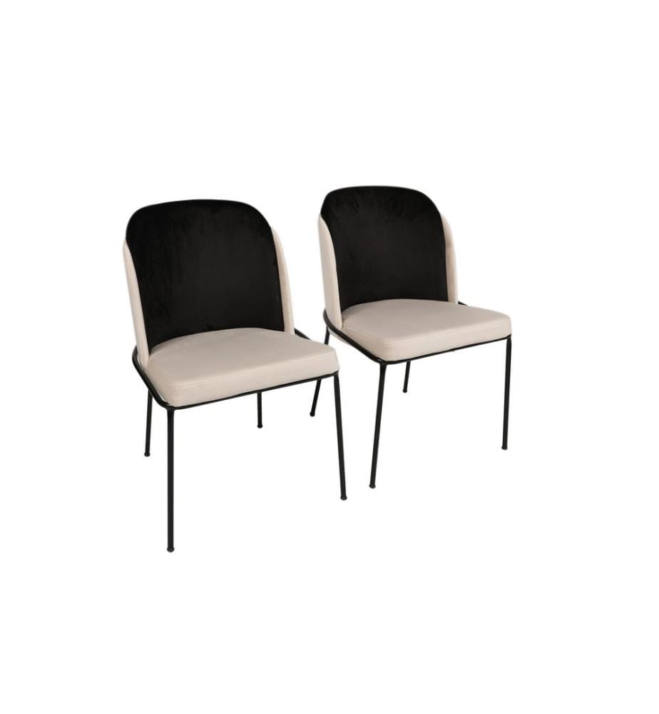 Noir, Crème, Chaise De Bureau, 86X54X55 cm,