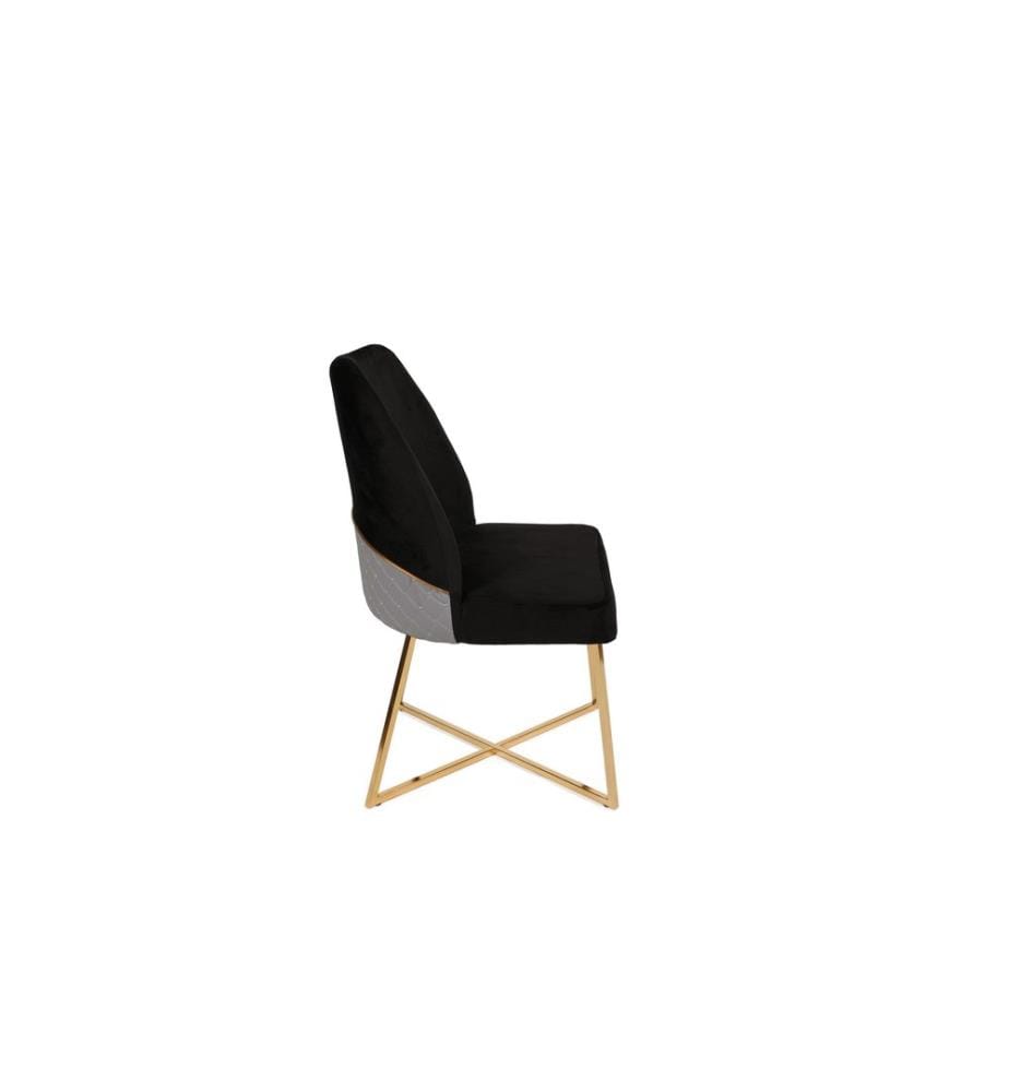 Or, Noir, Chaise De Bureau, 90X50X49 cm,