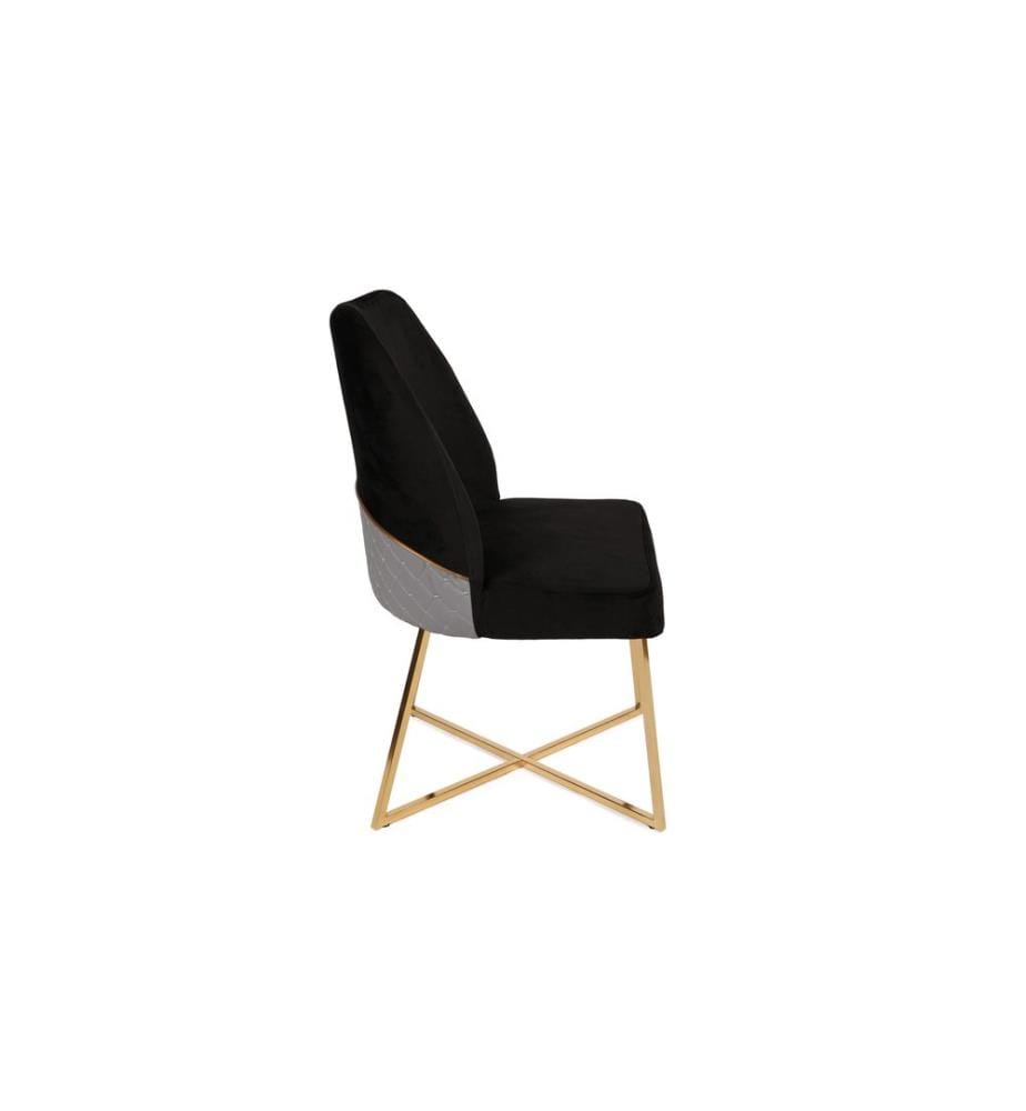 Or, Noir, Chaise De Bureau, 90X50X49 cm,