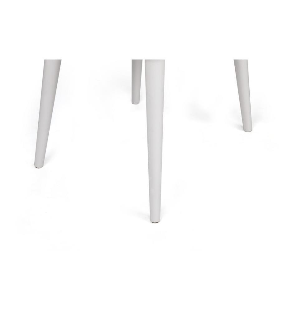 Stuhl Set , 2 Stück, Creme, Weiss, , Gestell: Holz, Sitz: Samtstoff, Rückenlehne: Metall / Samtstoff