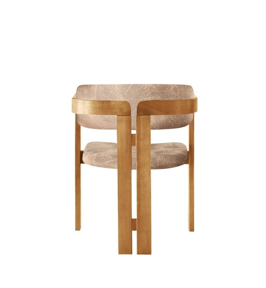 Stuhl, Eiche, Beige, Gestell: Holz