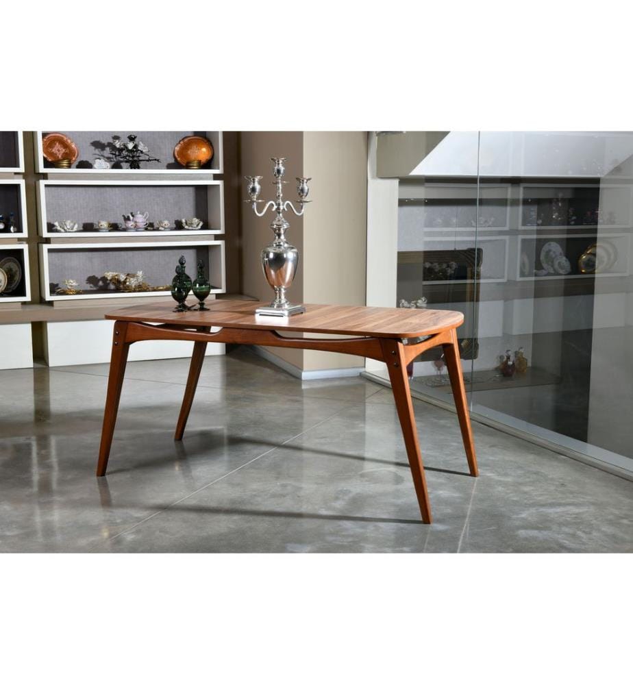 Nussbaumfarbe, Couchtische, 75X160X80 cm, Hornbeam Rahmen Holz