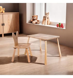 Set tavolo per bambini, rovere, struttura in MDF
