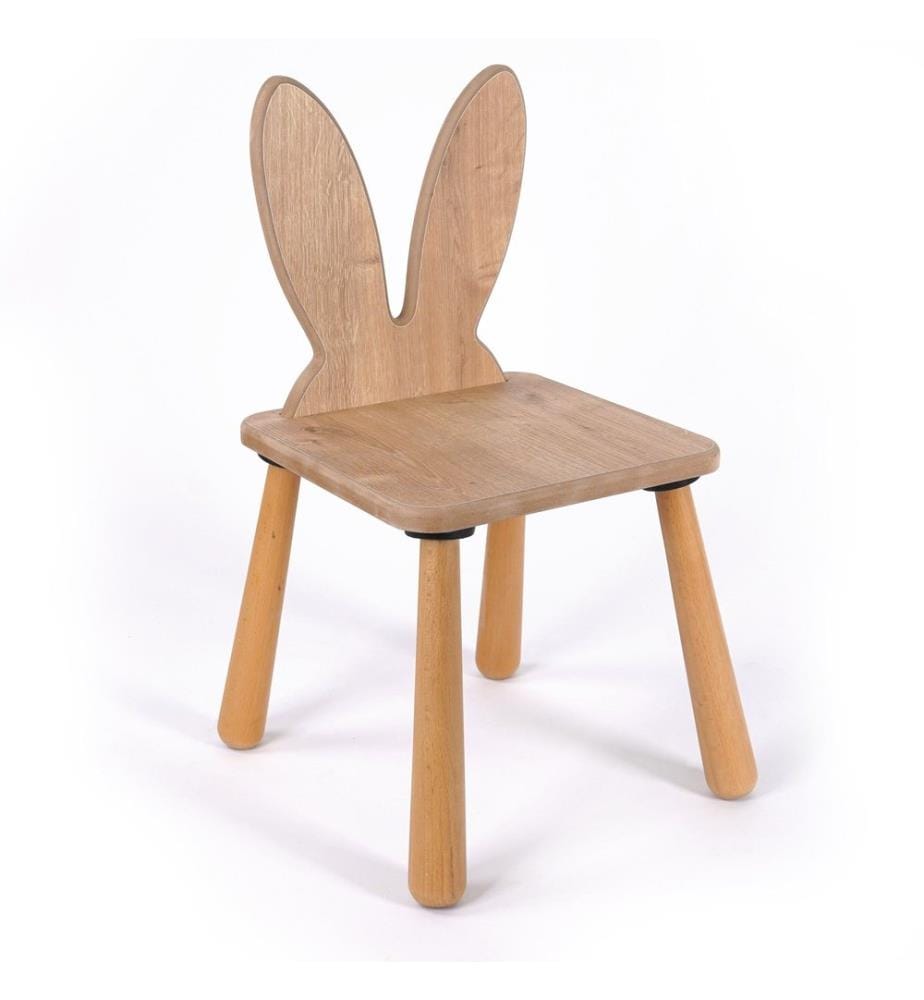 Kindertischset, Eiche, Korpus aus MDF