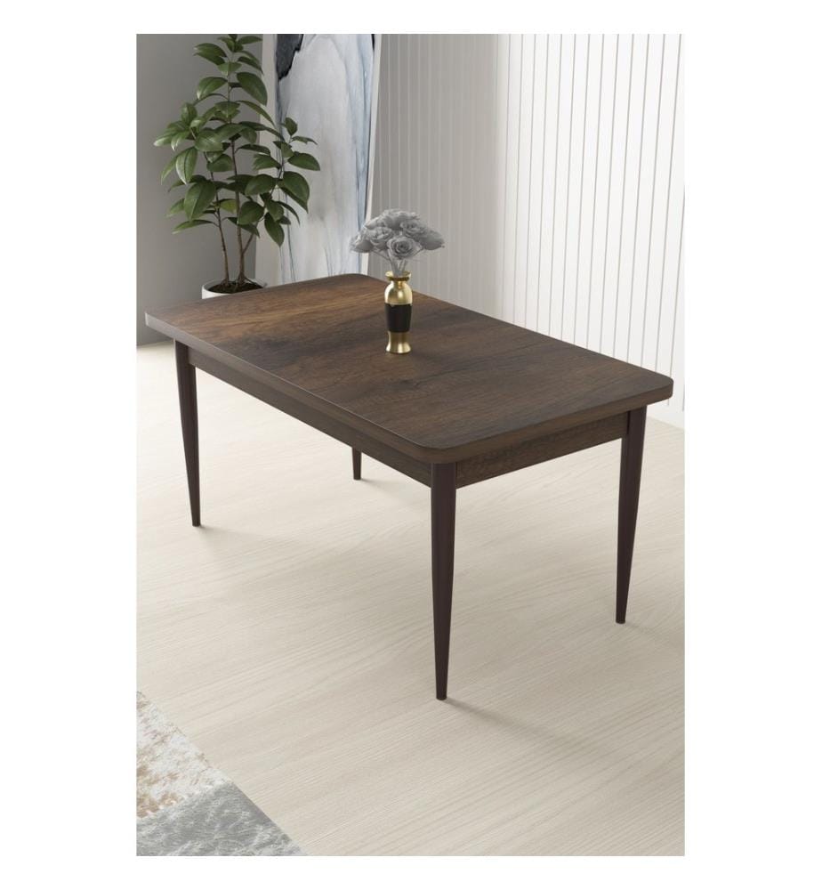 Esstisch, Barock, Braun, 100 % Spanplatte