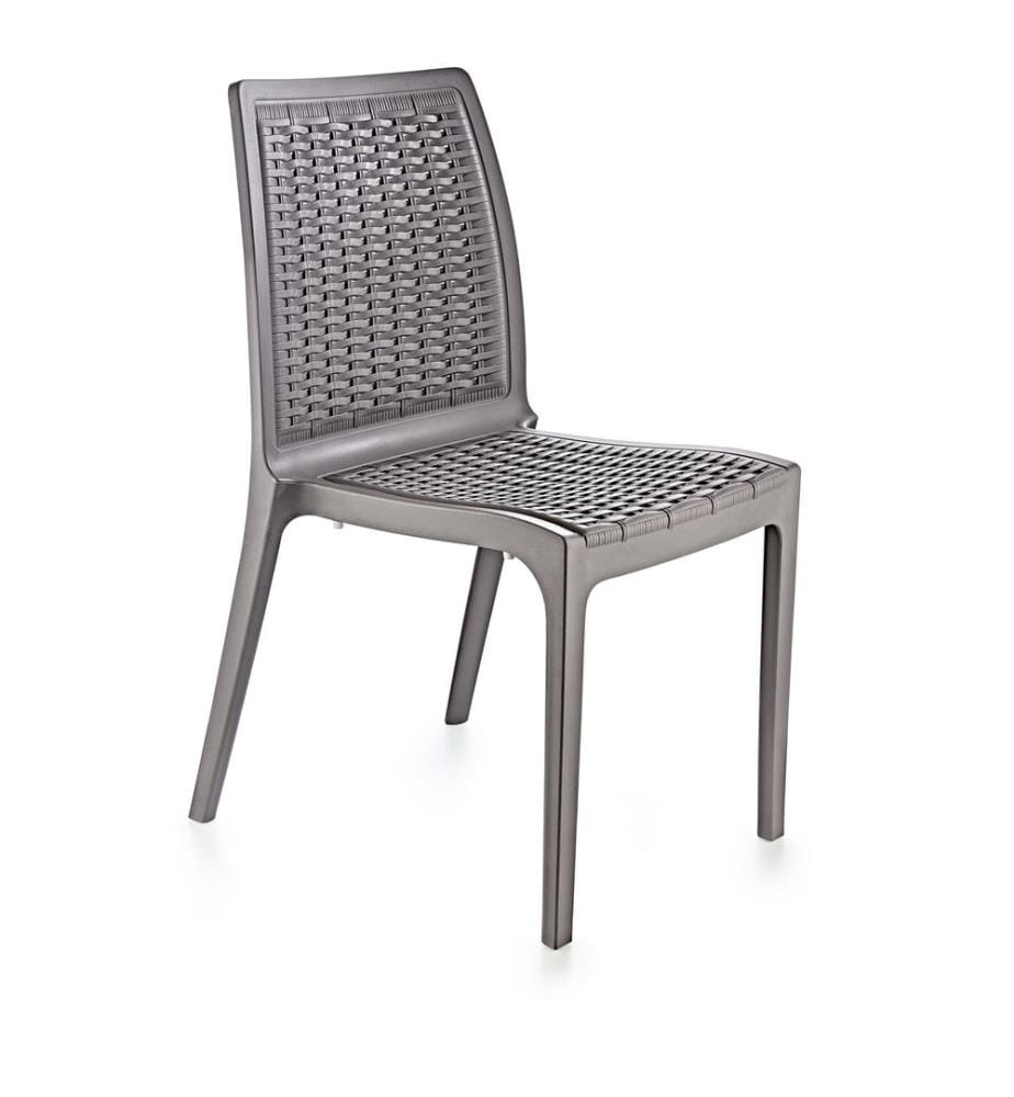 Chaise, gris désert, 100 % polypropylène
