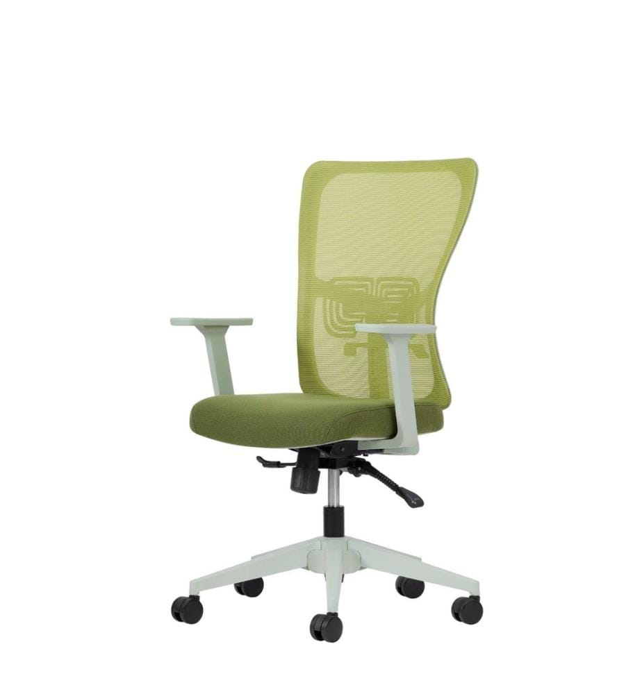 Chaise de bureau, vert, structure : 100 % plastique