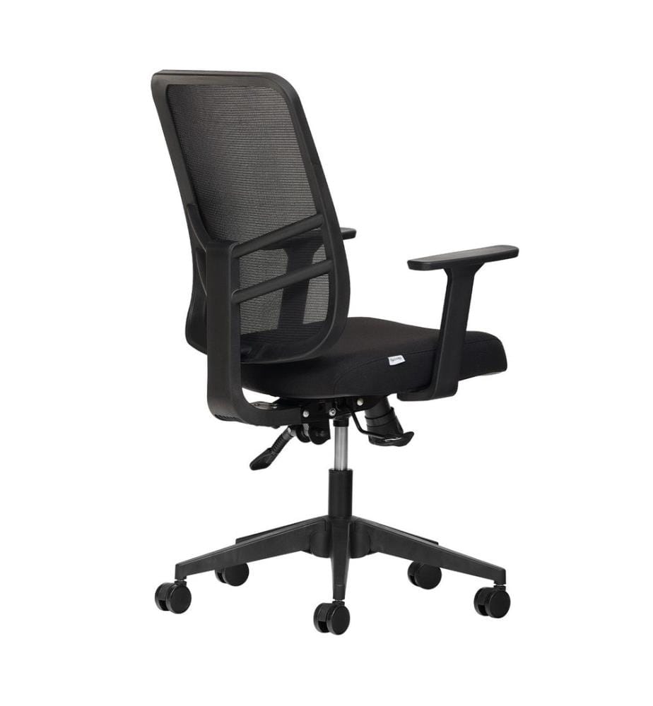 Bürostuhl, schwarz, Gestell: 100 % Kunststoff