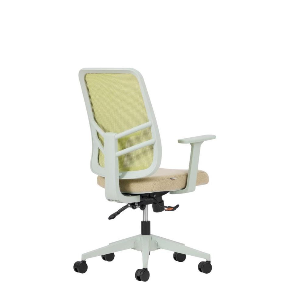 Chaise de bureau, vert, structure : 100 % plastique