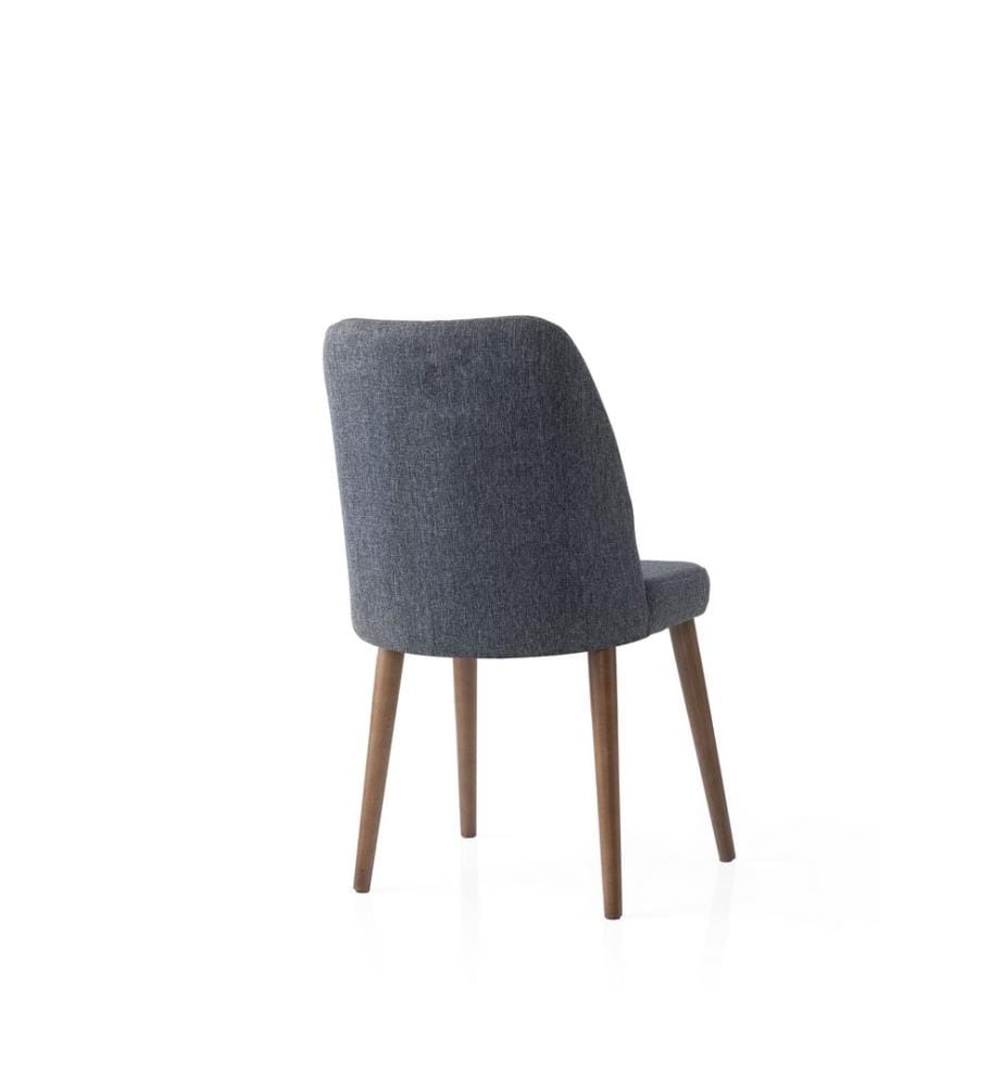 Set de chaises, 4 pièces, anthracite, structure : 100 % fer