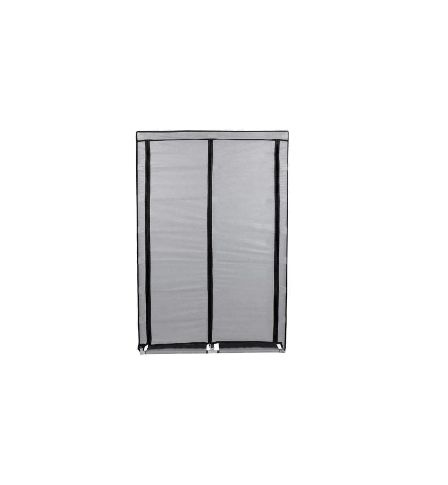 Schuhschrank, Grau, Wattestoff, Metallrahmen