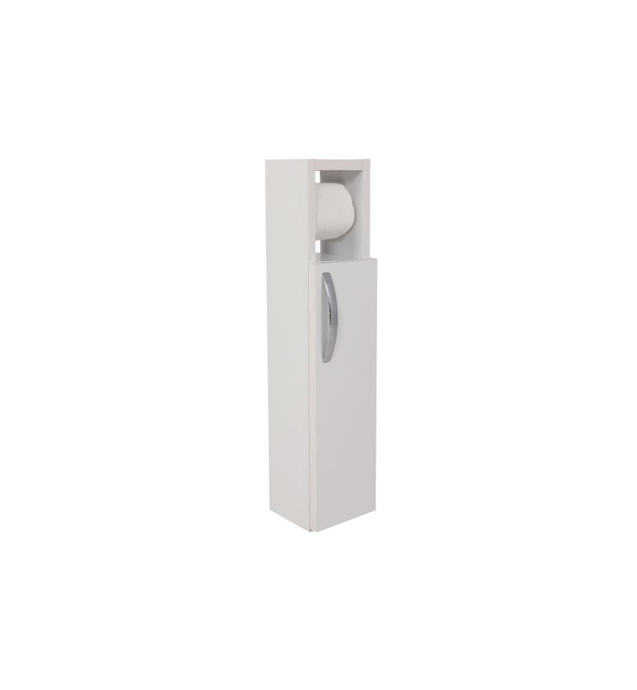 Armoire de toilette, blanc, panneau de particules mélaminé