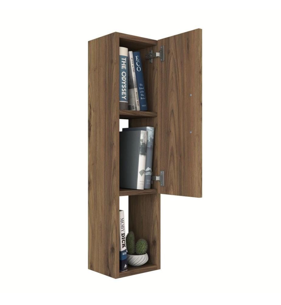 Armoire murale, noyer, panneau de particules mélaminé