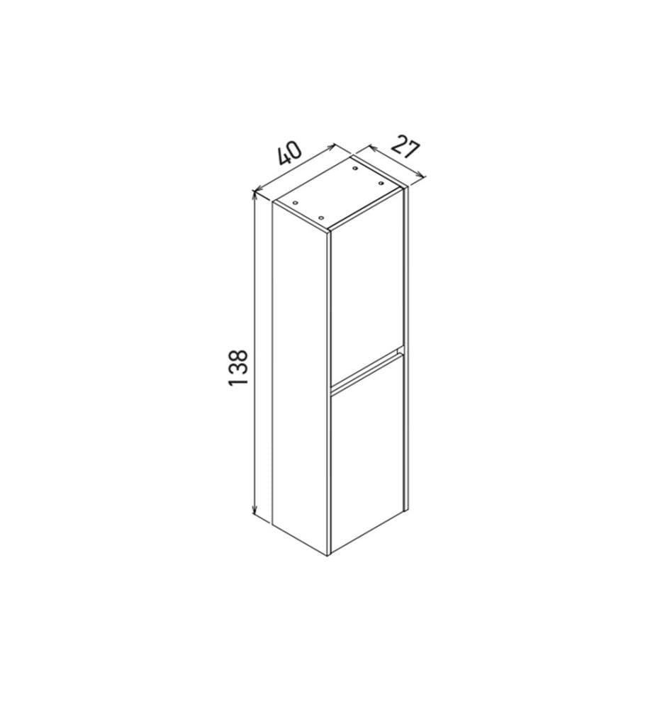 Badezimmerschrank mattweiss 100 % melaminbeschichtete MDF-Platte