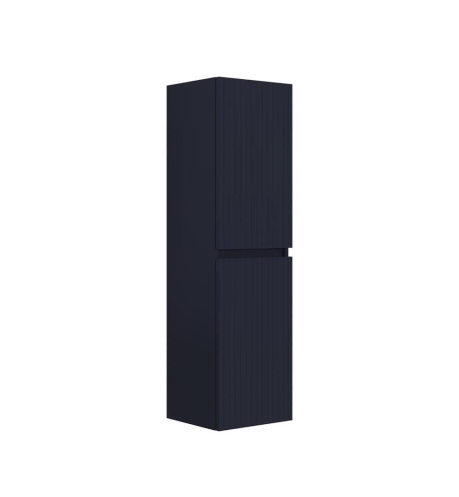 Badezimmerschrank mattes Marineblau 100 % thermisch beschichtetes MDF