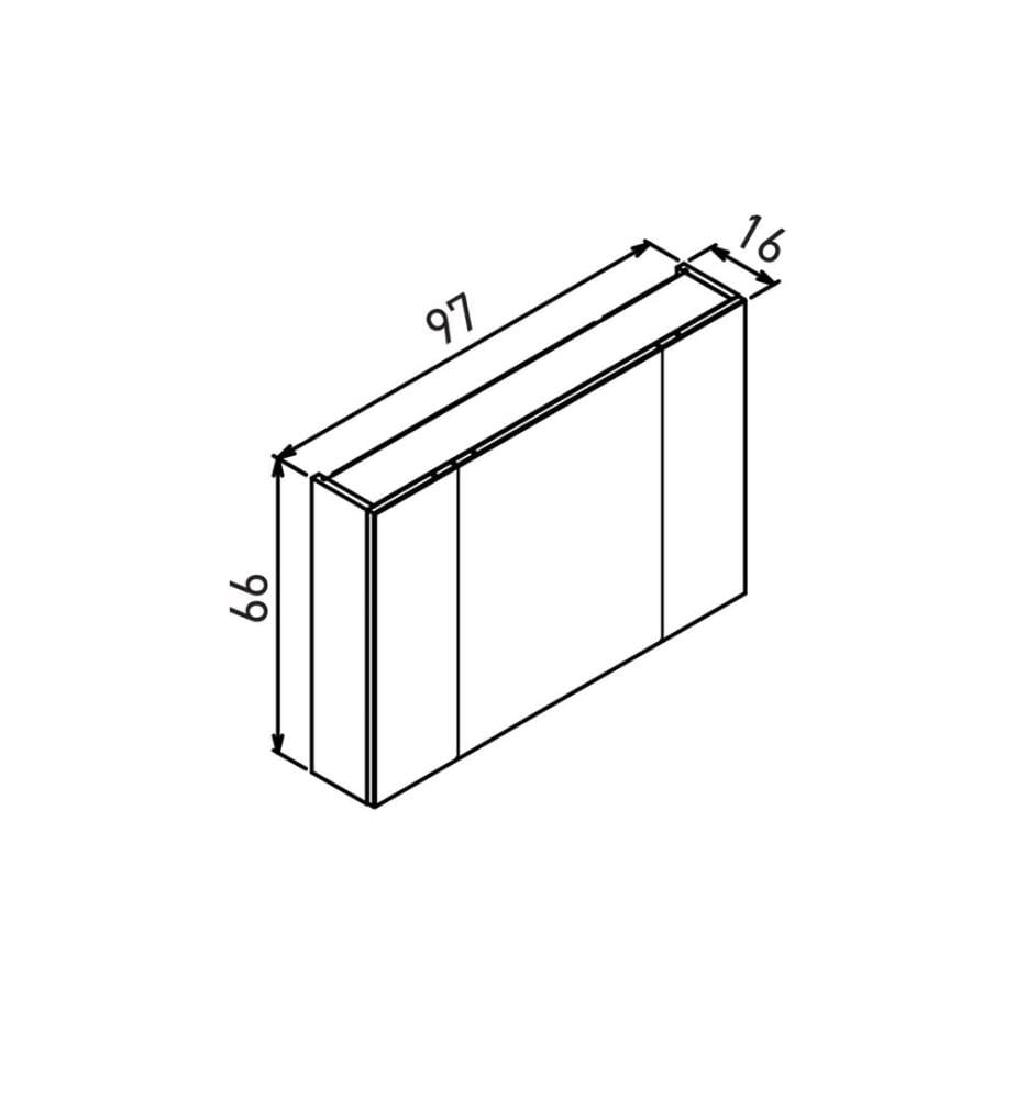 Meuble de salle de bain avec miroir vert mat MDF 100 % revêtu de thermomoulage