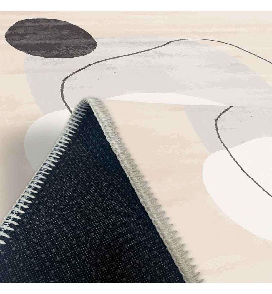 Tappeto, Crema, 70% cotone - 30% ciniglia, 60 x 100 cm