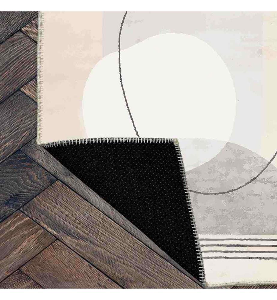Tappeto, Crema, 70% cotone - 30% ciniglia, 100 x 300 cm