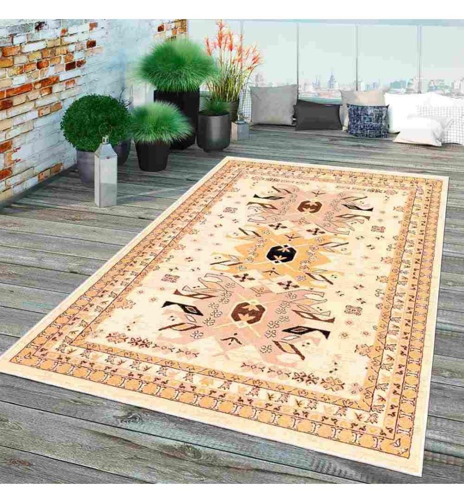 Tappeto, Crema, 70% cotone - 30% ciniglia, 80 x 200 cm
