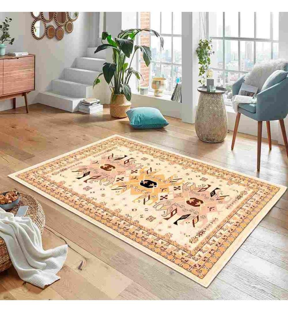 Tappeto, Crema, 70% cotone - 30% ciniglia, 180 x 280 cm
