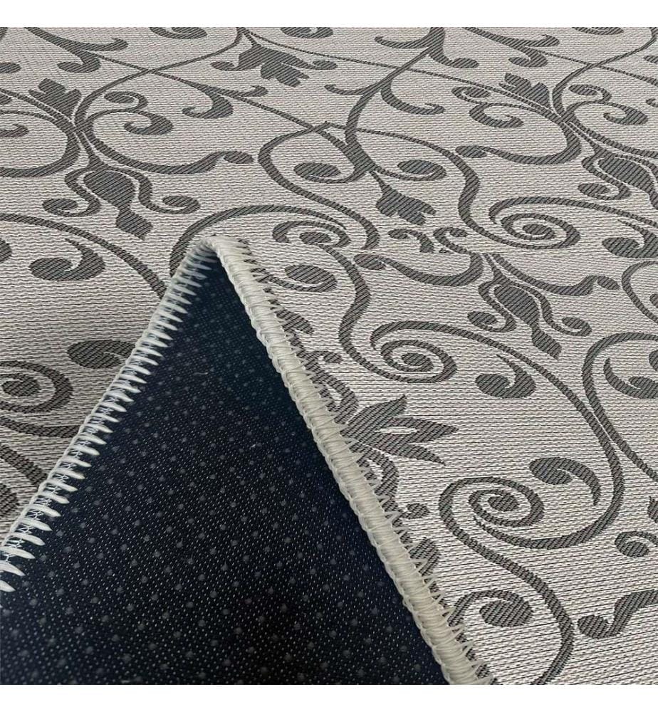 Tappeto, Grigio, 70% Cotone - 30% Ciniglia, 80 x 150 cm