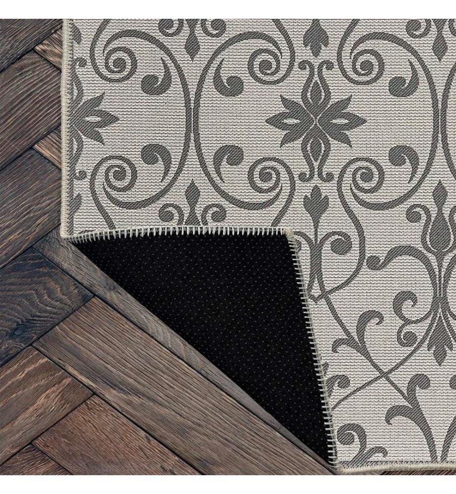 Tappeto, Grigio, 70% Cotone - 30% Ciniglia, 160 x 250 cm