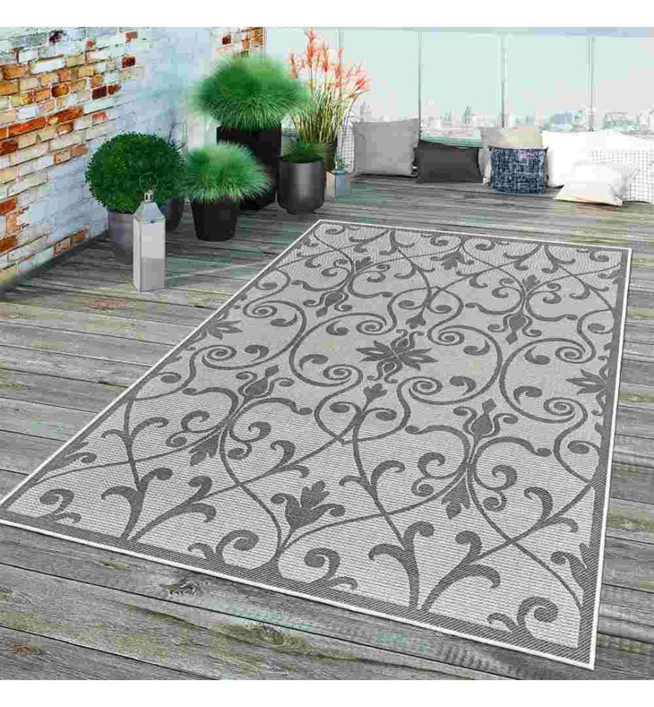 Tappeto, Grigio, 70% Cotone - 30% Ciniglia, 180 x 280 cm