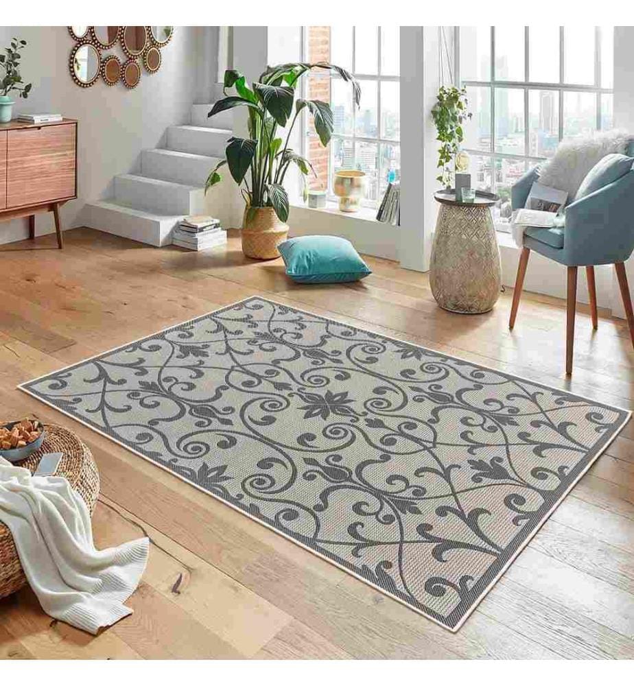 Tappeto, Grigio, 70% Cotone - 30% Ciniglia, 200 x 300 cm