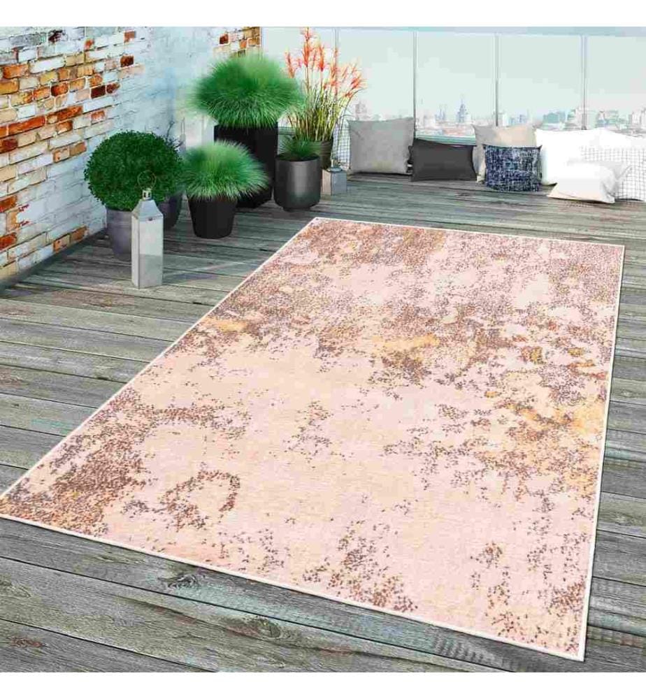 Tappeto, Rosa, 70% Cotone - 30% Ciniglia, 60 x 100 cm