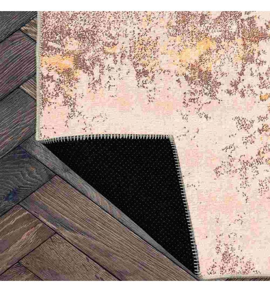 Tappeto, Rosa, 70% Cotone - 30% Ciniglia, 60 x 100 cm