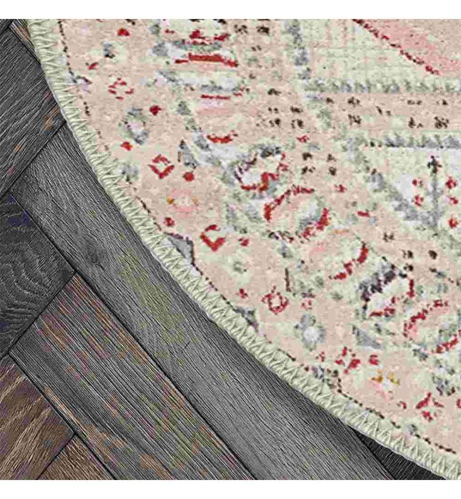 Tappeto, Crema, 70% cotone - 30% ciniglia, 160 x 160 cm