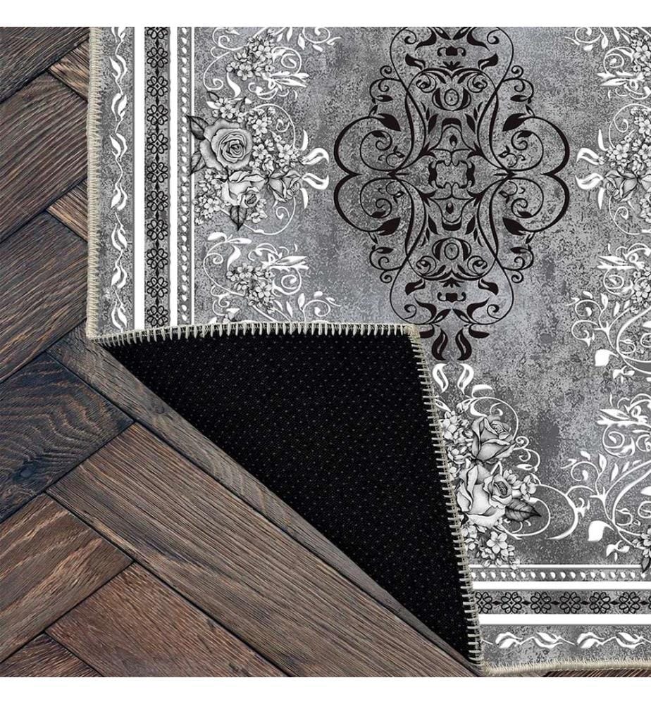Tappeto, Grigio, 70% cotone - 30% ciniglia, 160 x 230 cm