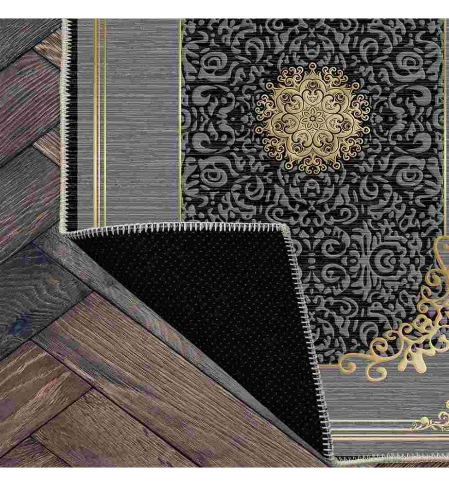 Tappeto, Grigio, 70% Cotone - 30% Ciniglia, 60 x 100 cm