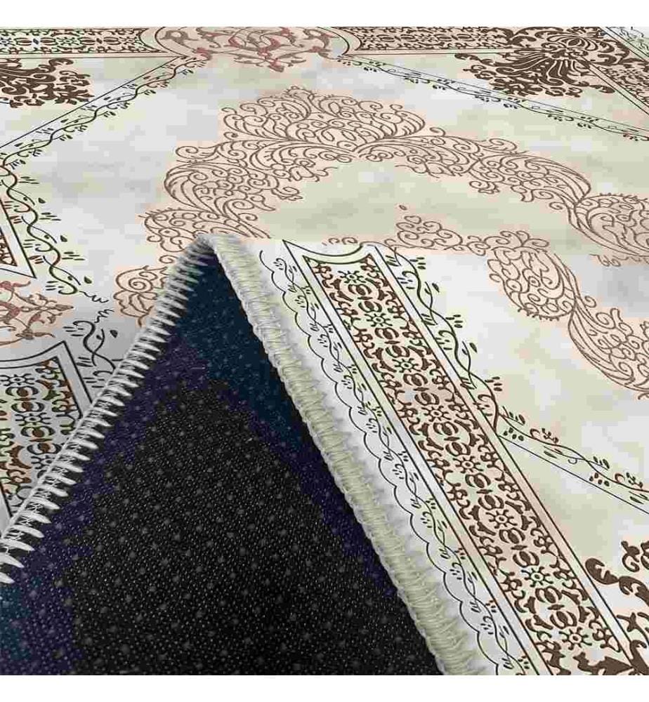 Tappeto, Crema, 70% cotone - 30% ciniglia, 80 x 120 cm