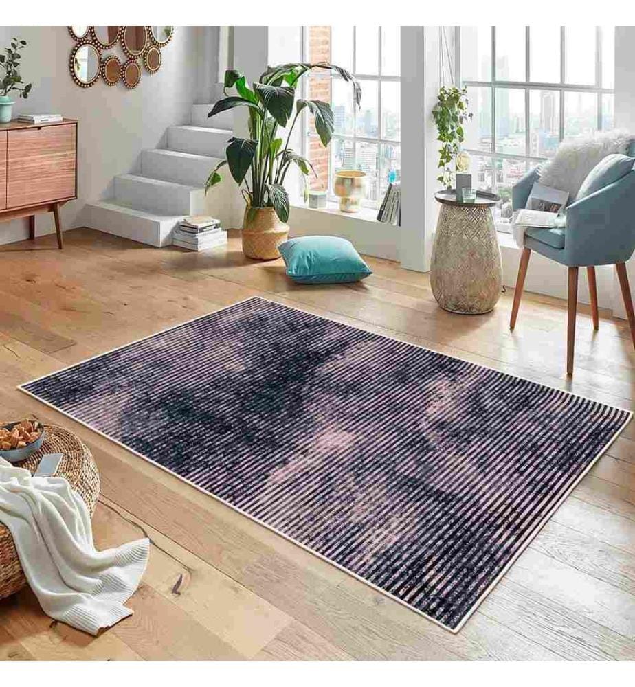 Tappeto, Rosa, 70% Cotone - 30% Ciniglia, 60 x 100 cm
