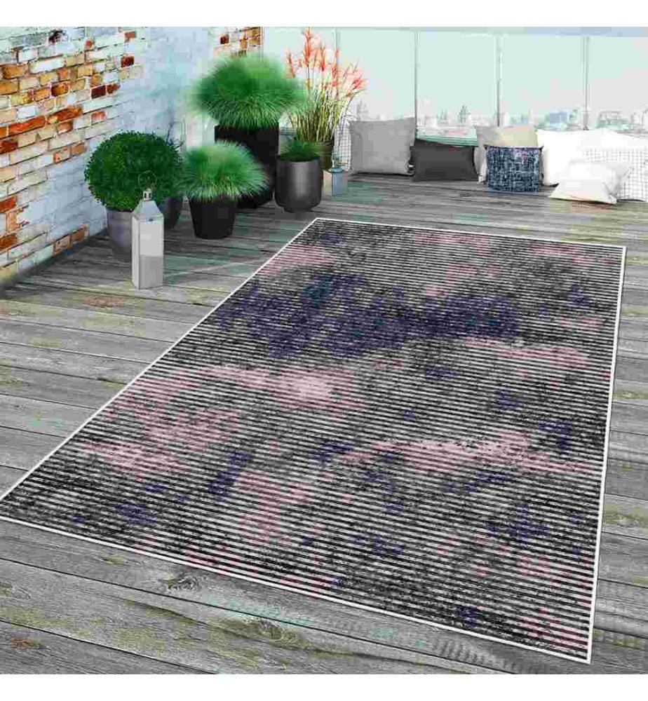 Tappeto, rosa, 70% cotone - 30% ciniglia, 180 x 280 cm