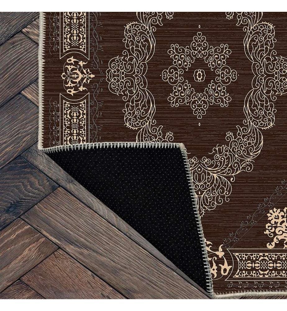 Tappeto, marrone, 70% cotone - 30% ciniglia, 180 x 280 cm