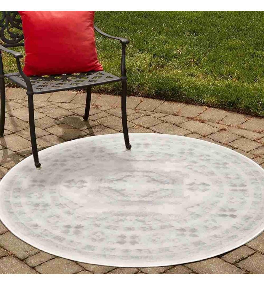 Tappeto, Grigio, 70% Cotone - 30% Ciniglia, 80 x 80 cm